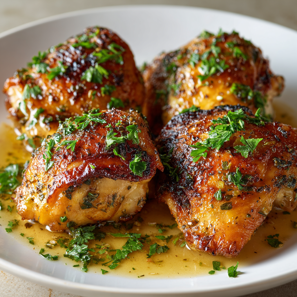 Garlic Butter Chicken Thighs Recipe