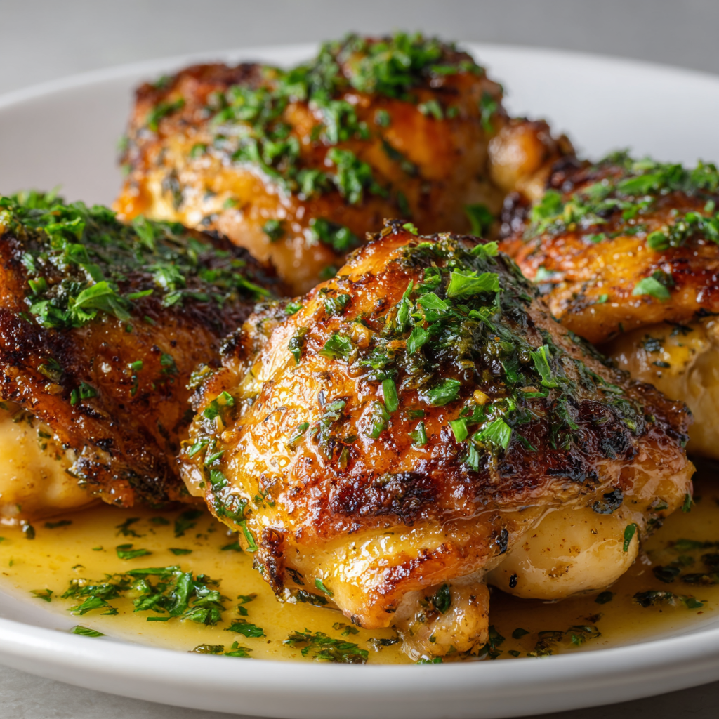 Garlic Butter Chicken Thighs Recipe