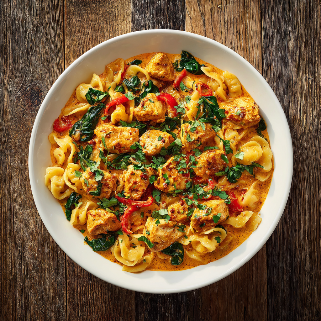 Coconut Curry Chicken with Rice Noodles