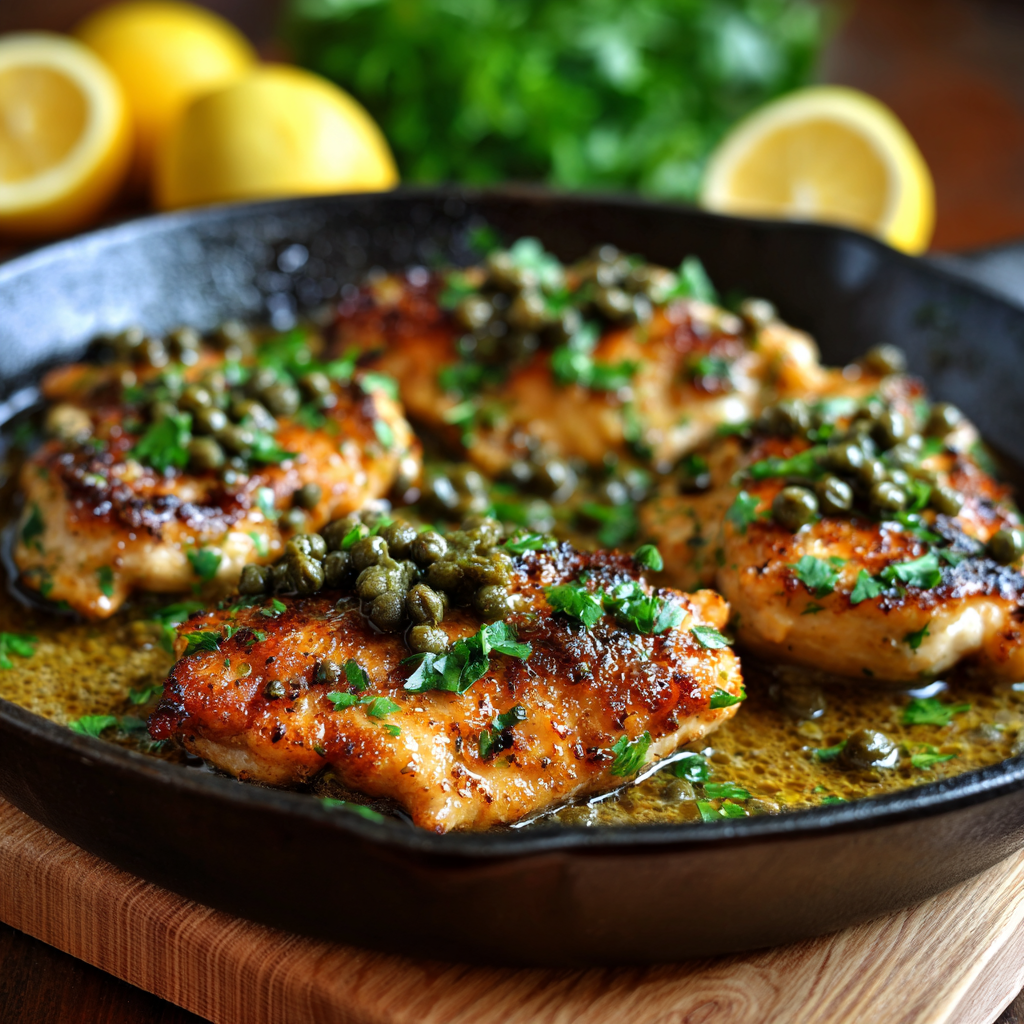 One Pot Chicken Piccata (30-Minutes)