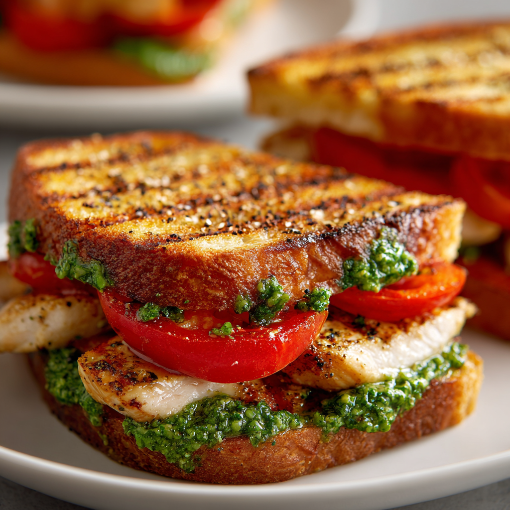 Ciabatta Chicken Pesto Sandwich (25-Minutes)