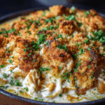 Baked Cheesy Chicken Casserole (Easy & Creamy)