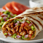 BBQ Ranch Chicken Wrap Recipe (20-Minutes)