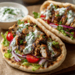 Easy Greek Chicken Gyros with Tzatziki (30-Minutes)