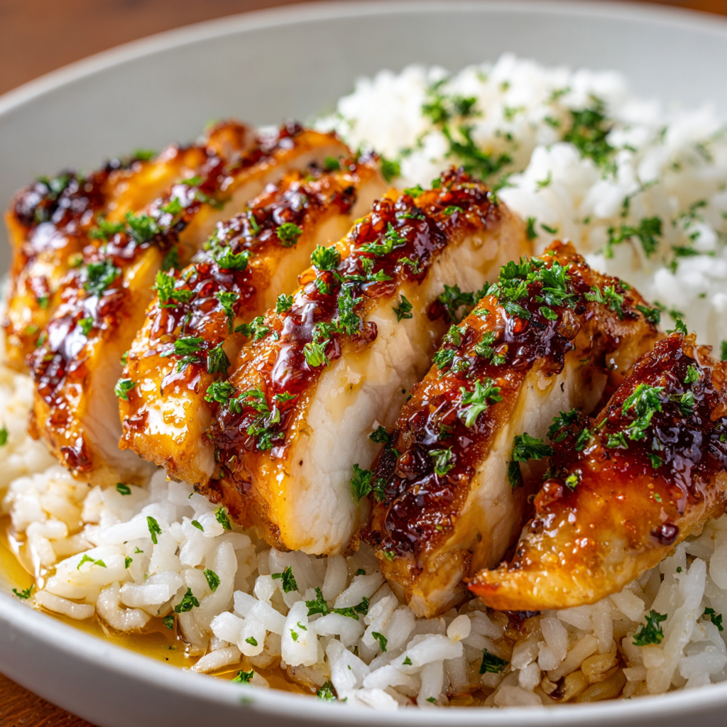 Juicy Honey Garlic Chicken Breast (25-Minutes)