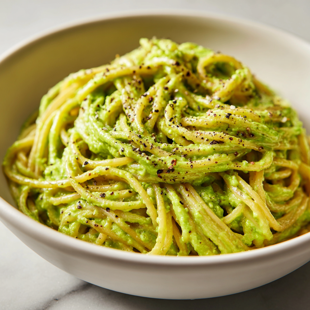 Healthy Creamy Avocado Pasta Recipe (20-Minutes)