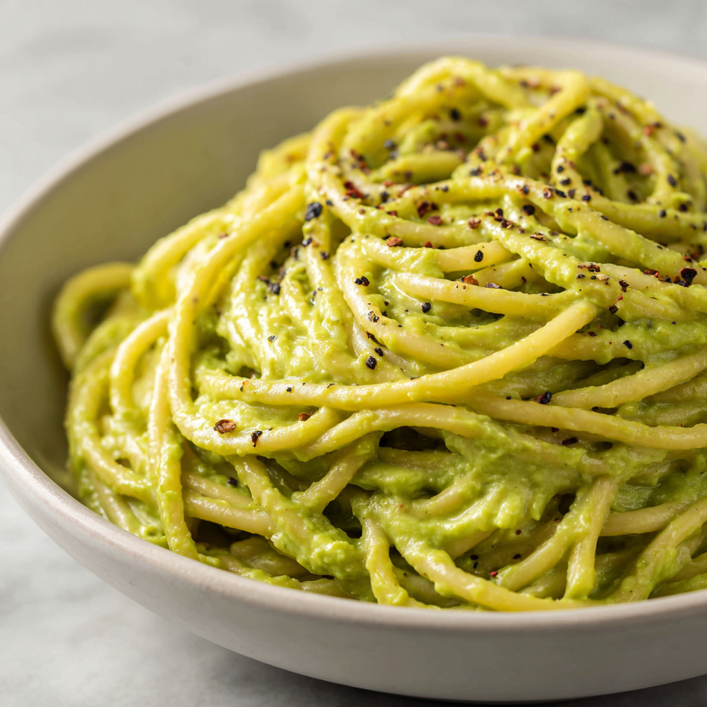 Healthy Creamy Avocado Pasta Recipe (20-Minutes)