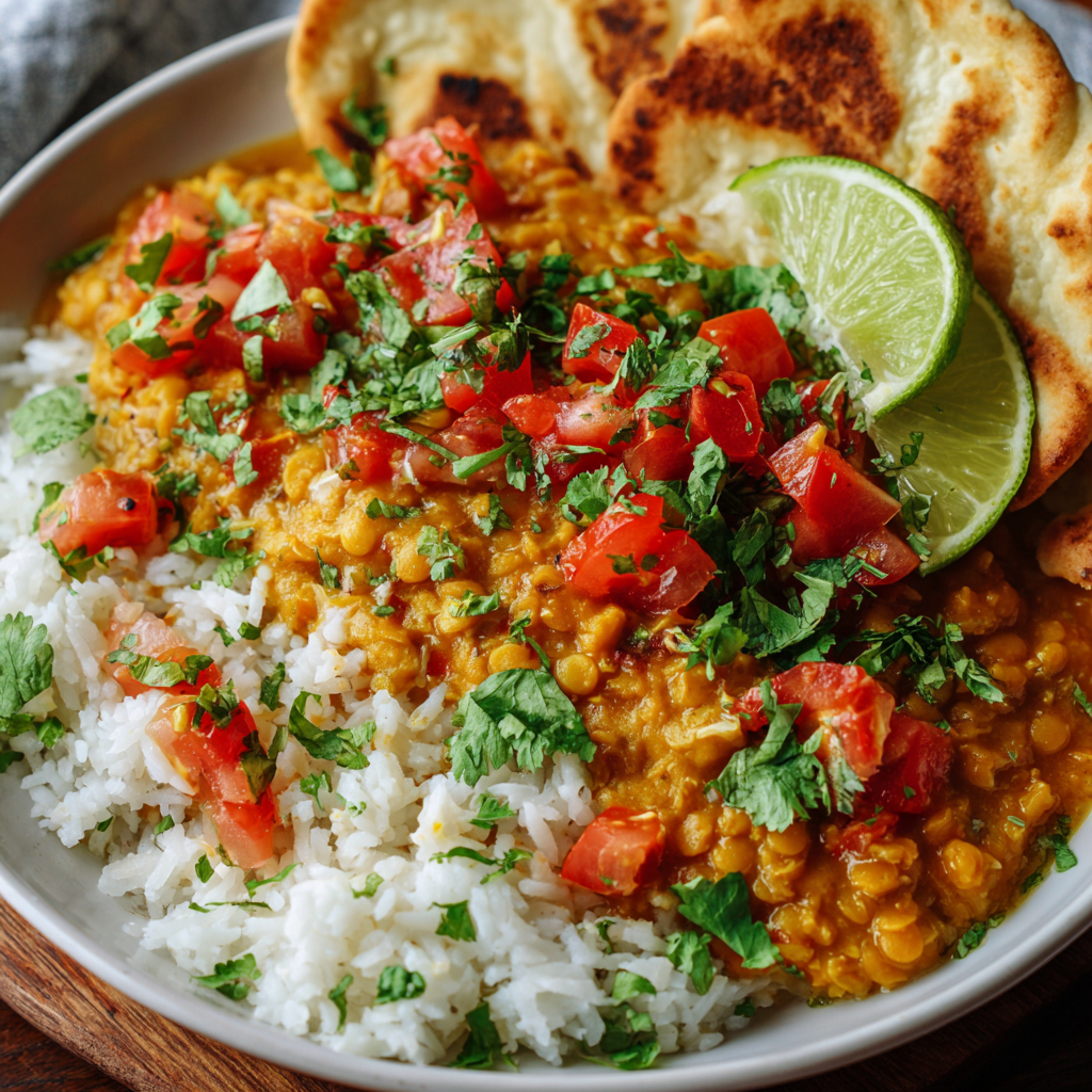 Creamy Lentil Curry with Coconut Milk