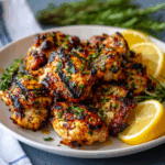 Juicy Lemon Herb Grilled Chicken Thighs