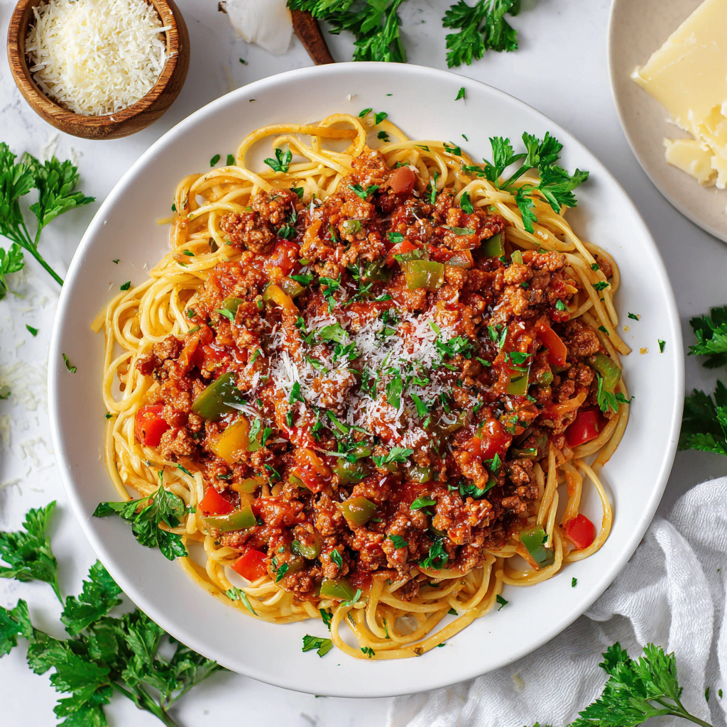 Easy Turkey Bolognese Spaghetti (Healthy & Hearty)