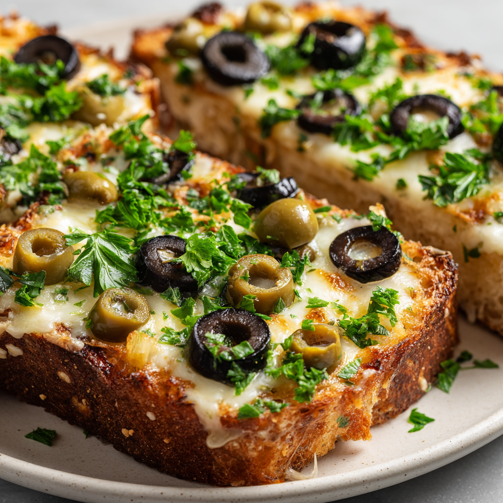 Easy Olive Cheese Bread Recipe (25-Minutes)