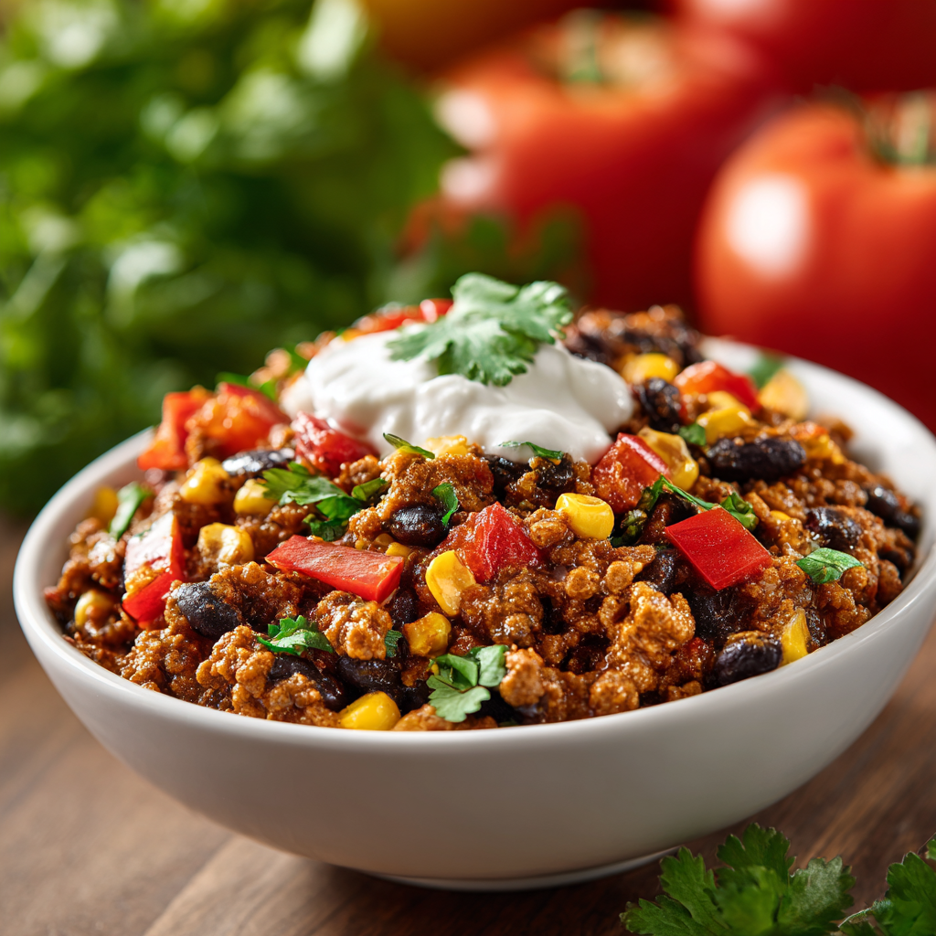 Easy Ground Turkey Taco Skillet (One-Pan Meal)