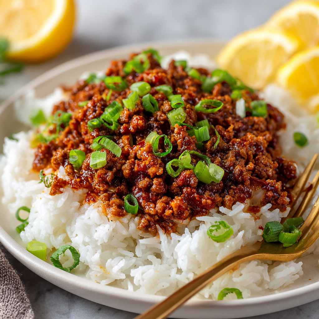 Easy Orange Ground Chicken Recipe (25-Minutes)