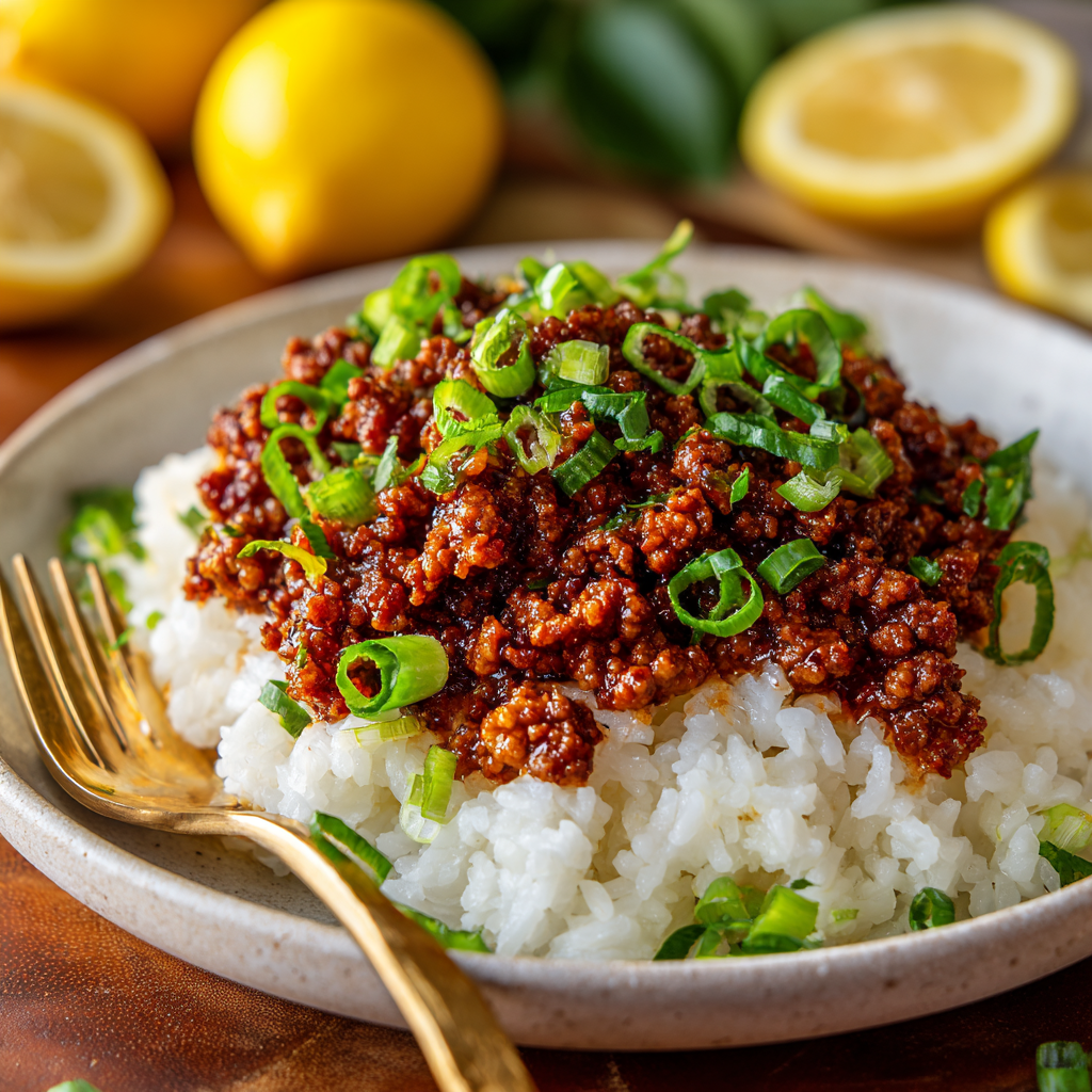 Easy Orange Ground Chicken Recipe (25-Minutes)