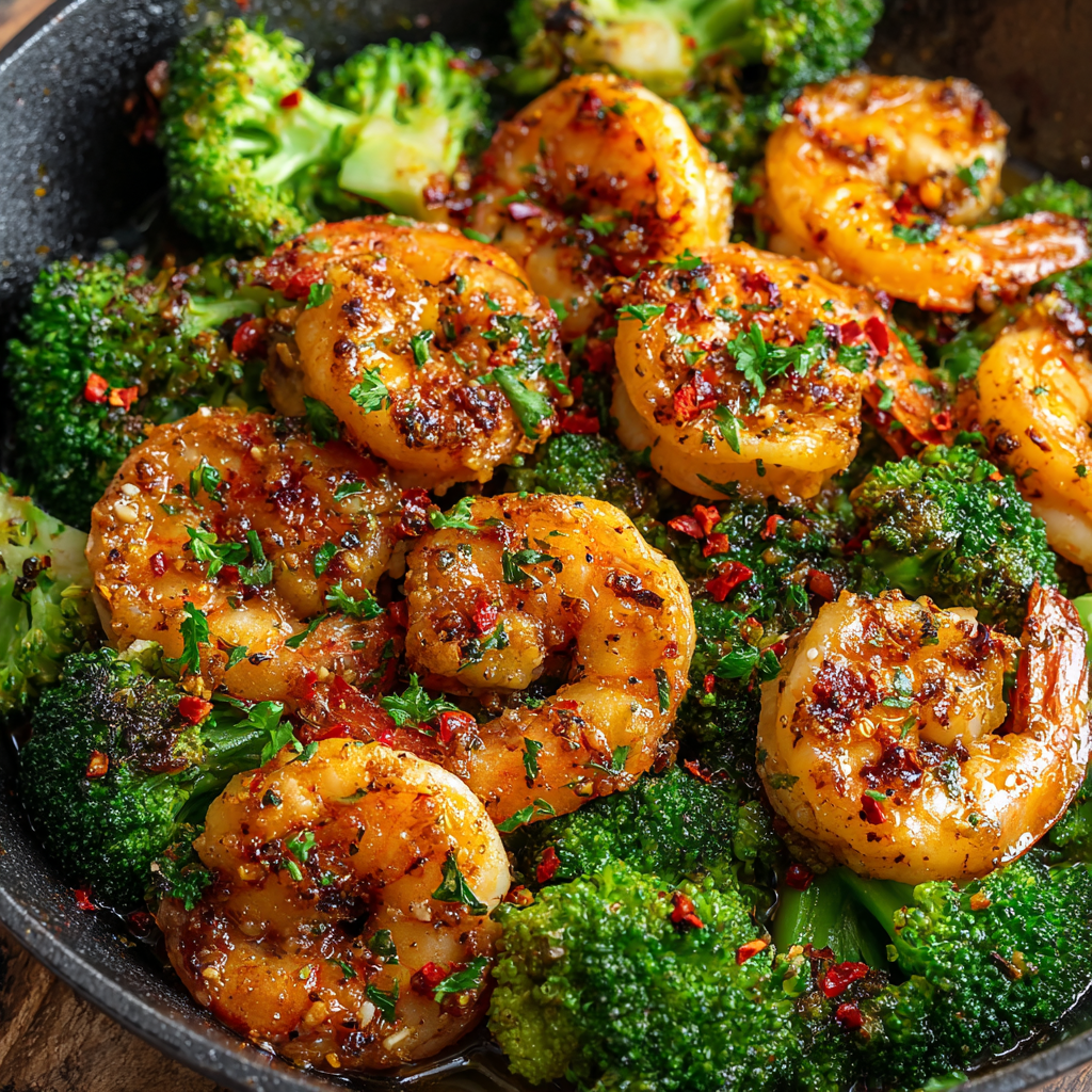 Garlic Butter Shrimp and Broccoli (One-Pan)