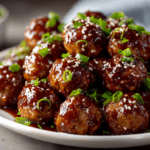 Easy Honey Garlic Turkey Meatballs
