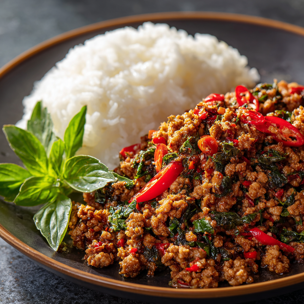 Easy Thai Basil Chicken Recipe (Pad Krapow) 6 Easy Thai Basil Chicken Recipe (Pad Krapow)