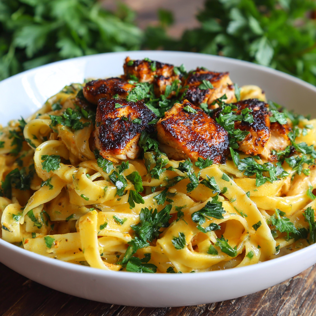 Cowboy Butter Chicken Linguine