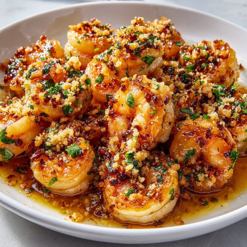 Hawaiian Garlic Shrimp