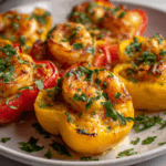 Crab and Shrimp Stuffed Bell Peppers