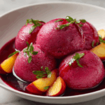 Cardamom Plum Sorbet