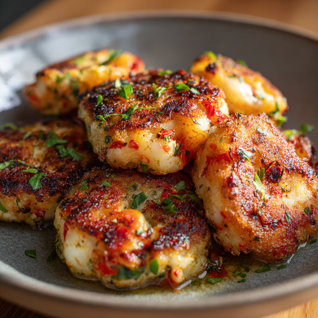 Crab Stuffed Cheddar Bay Biscuits with Lemon Butter