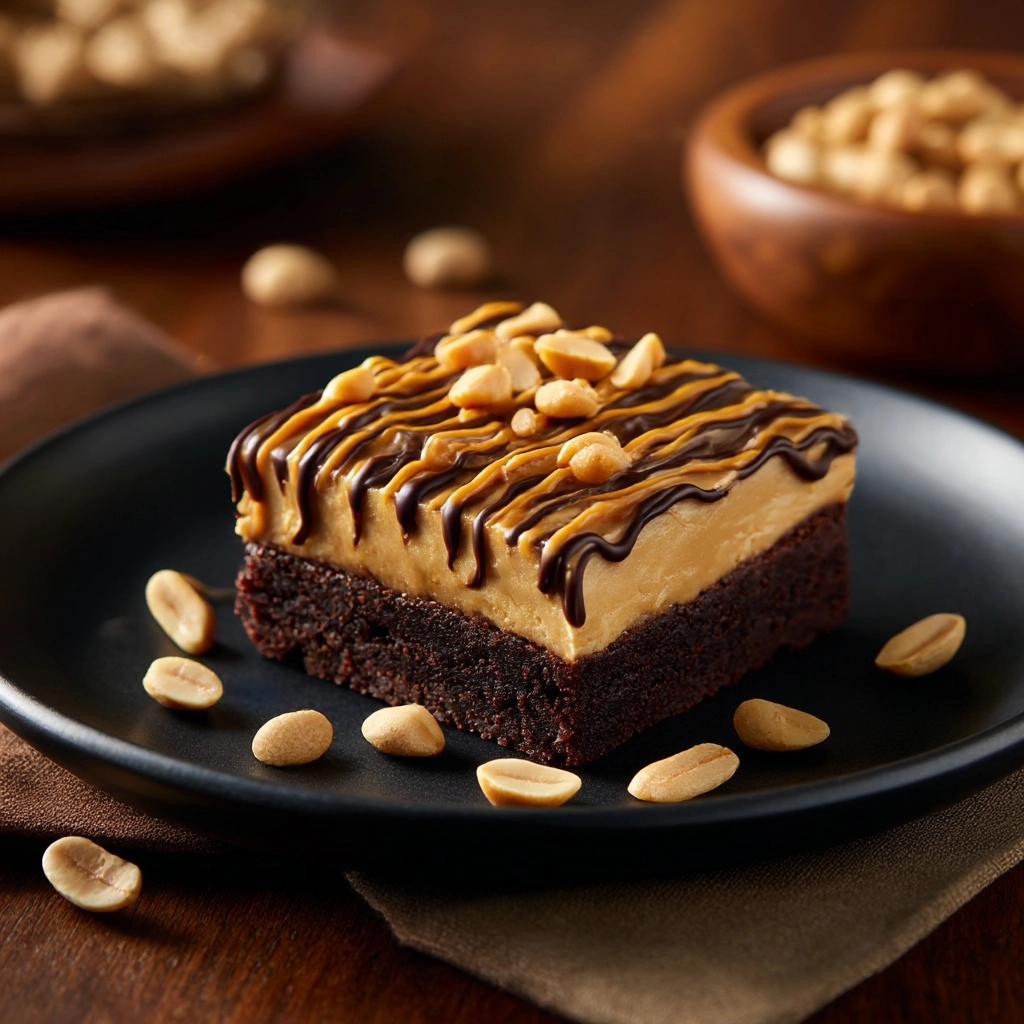 Peanut Butter Mousse Brownies Recipe - Recipe Image