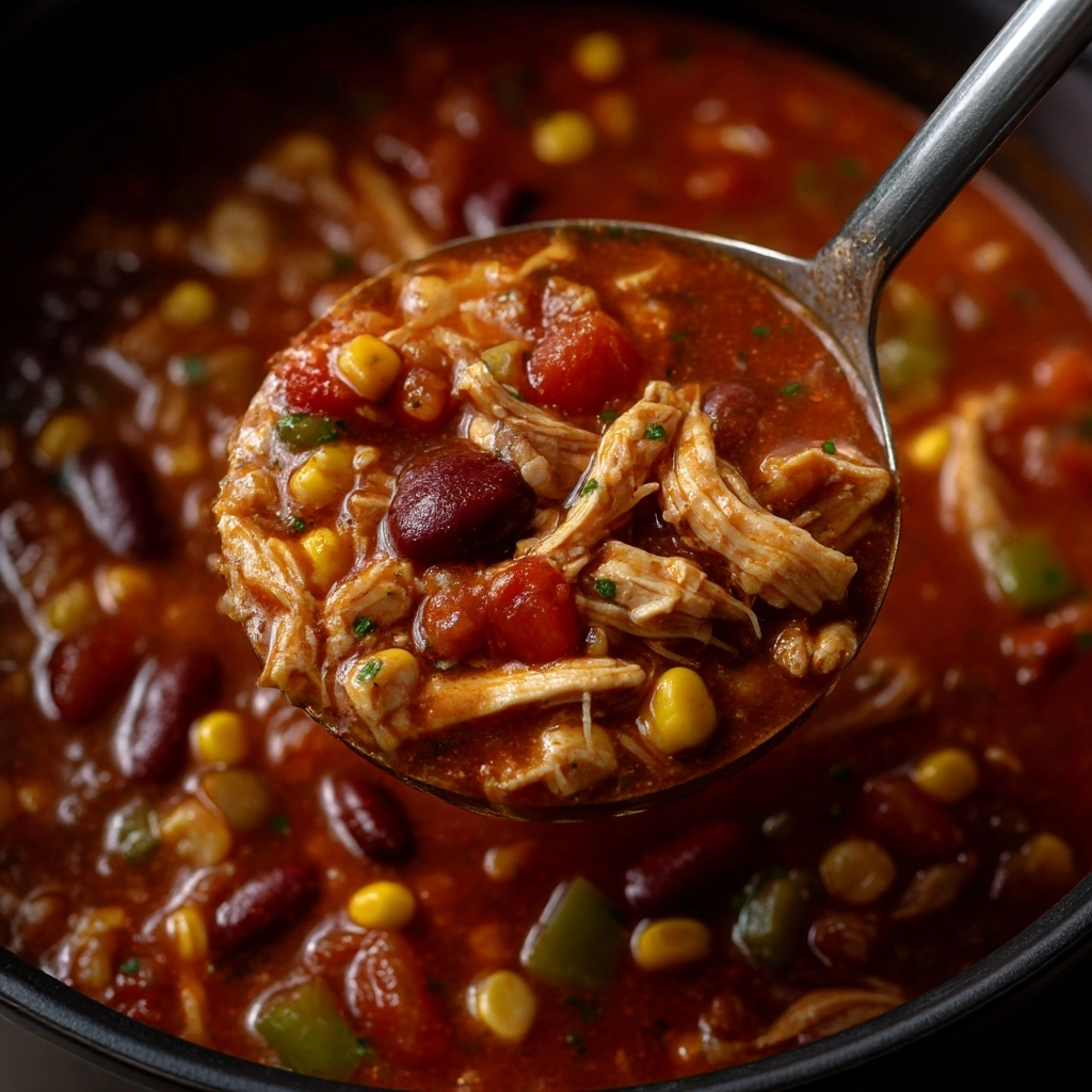 Slow Cooker Chicken Chili Recipe - Recipe Image