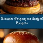 Gorgonzola Stuffed Burgers Recipe