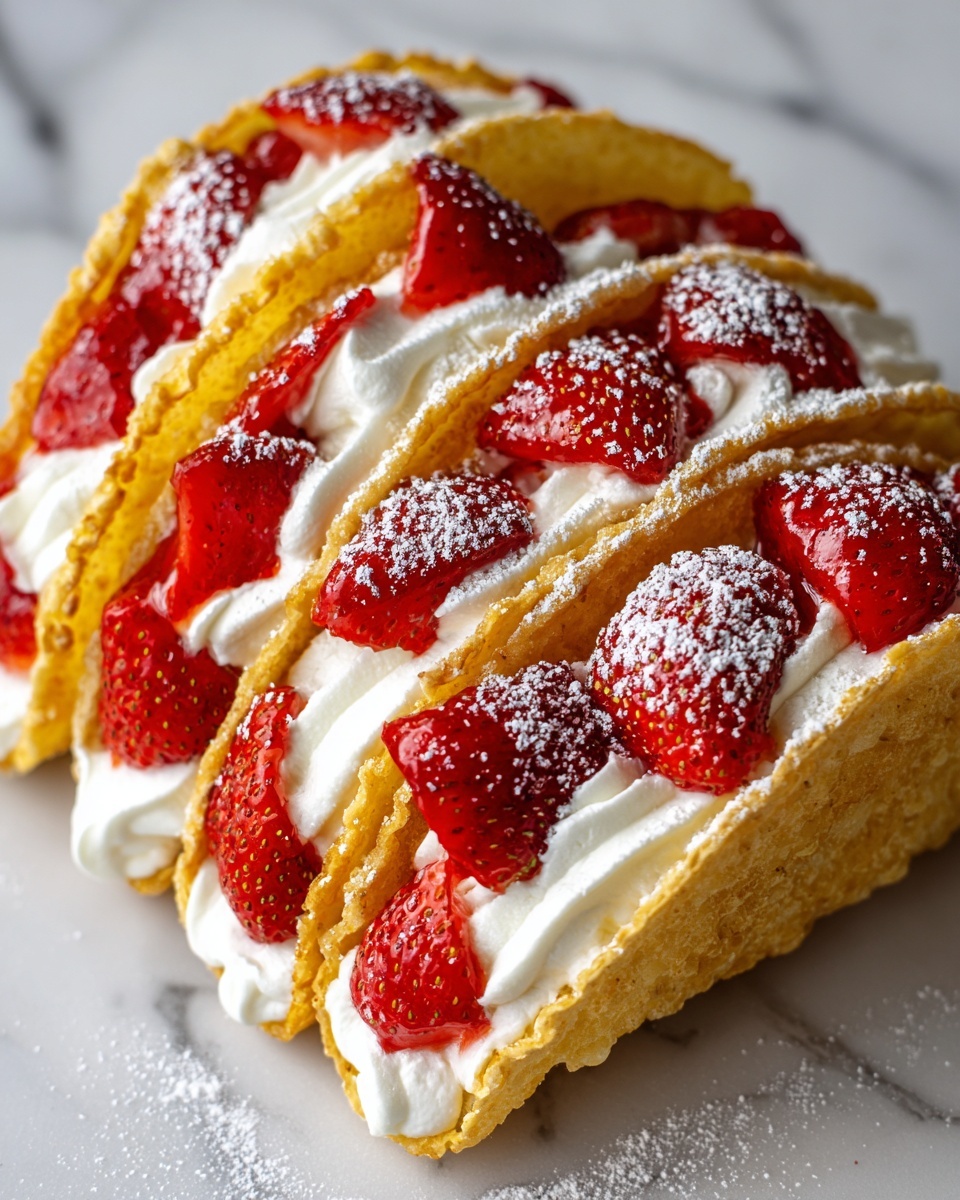 Cherry Cheesecake Tacos Recipe - Recipe Image