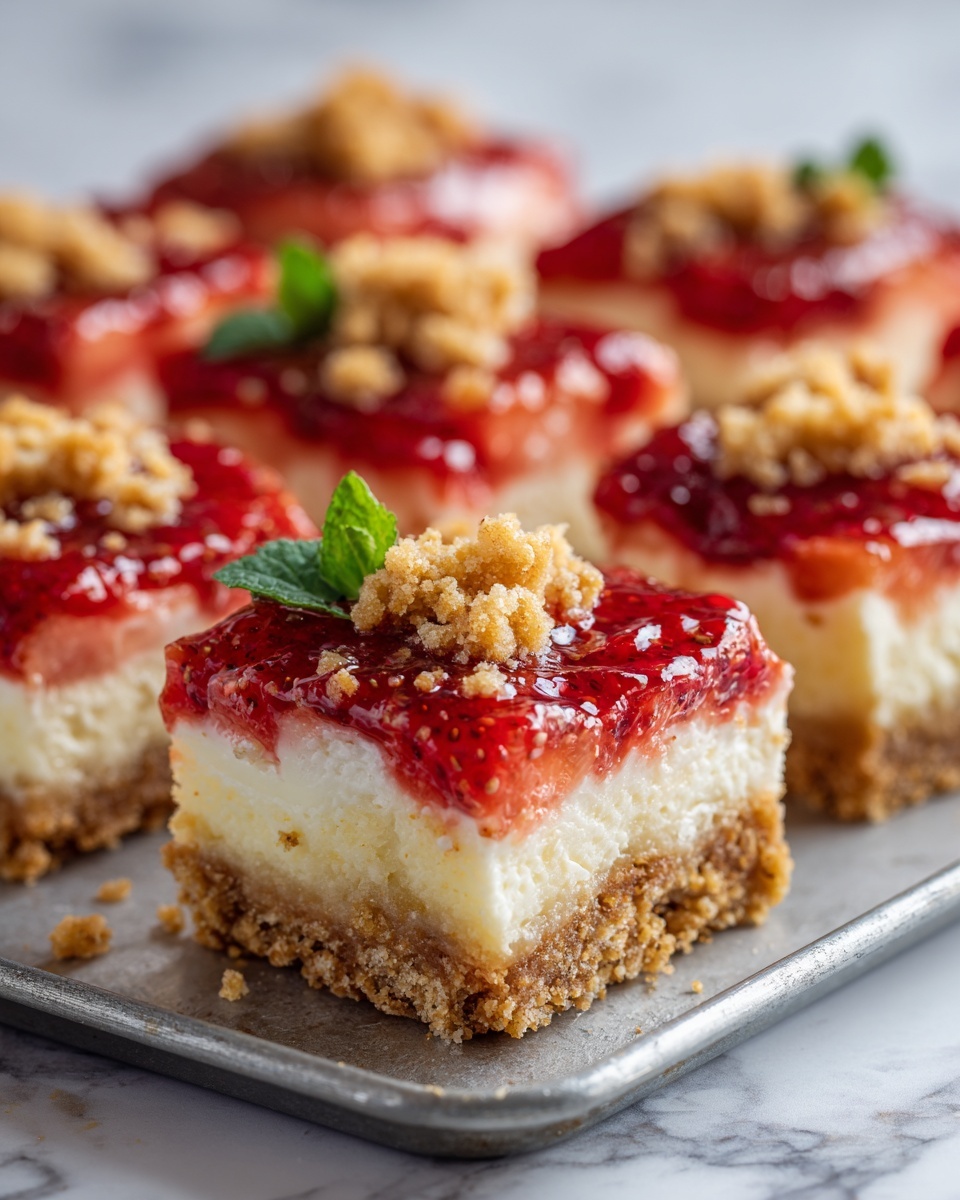 Strawberry Crunch Cheesecake Bites Recipe - Recipe Image