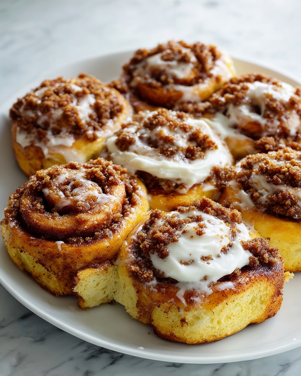 Peach Cobbler Cinnamon Rolls: A Delicious Twist on a Classic Recipe - Recipe Image