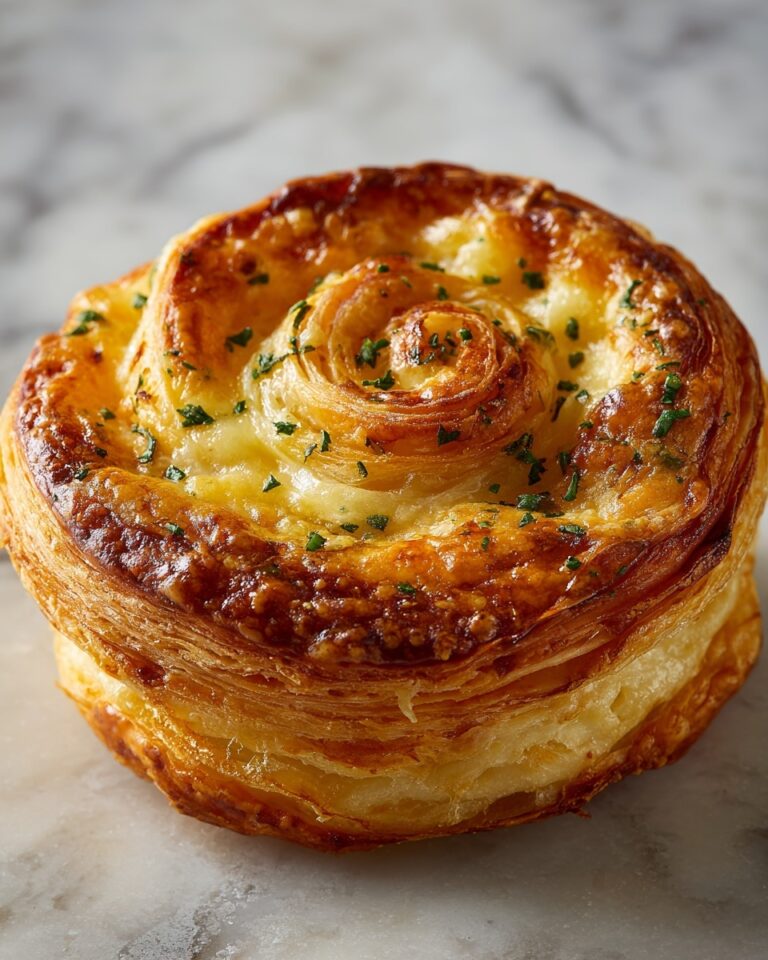 Cheesy Garlic Cruffins Recipe
