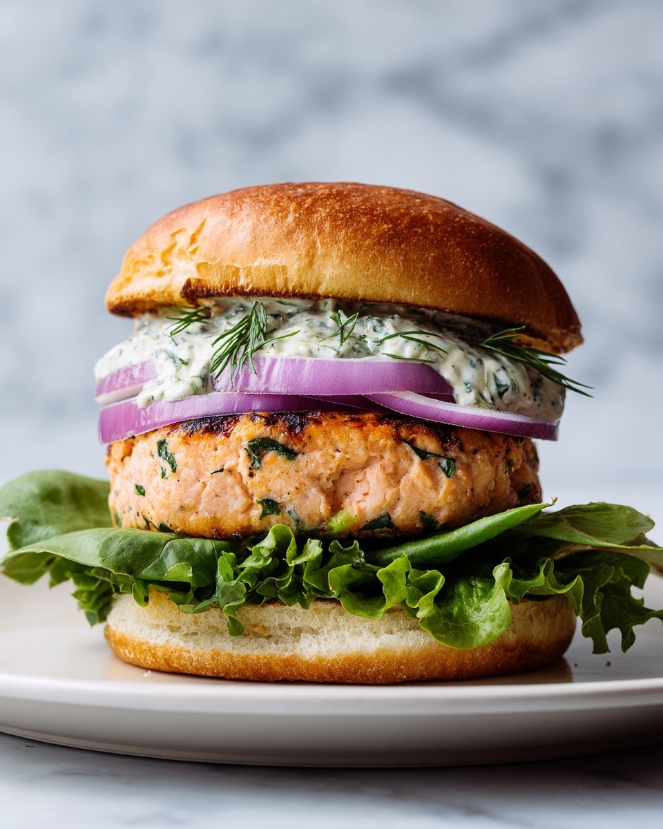 Salmon Burgers with Basil Mayo Recipe - Recipe Image