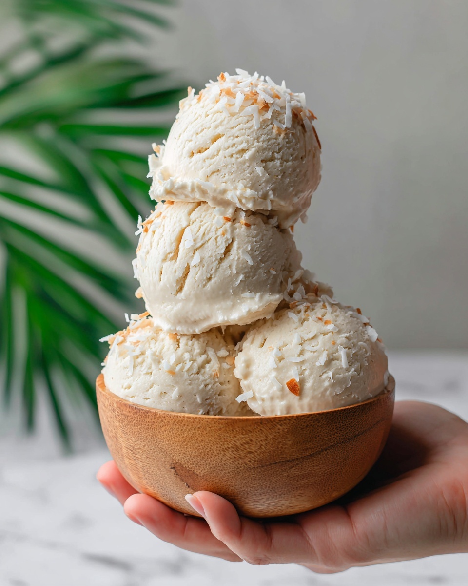Coconut Macadamia Nut Ice Cream Recipe - Recipe Image
