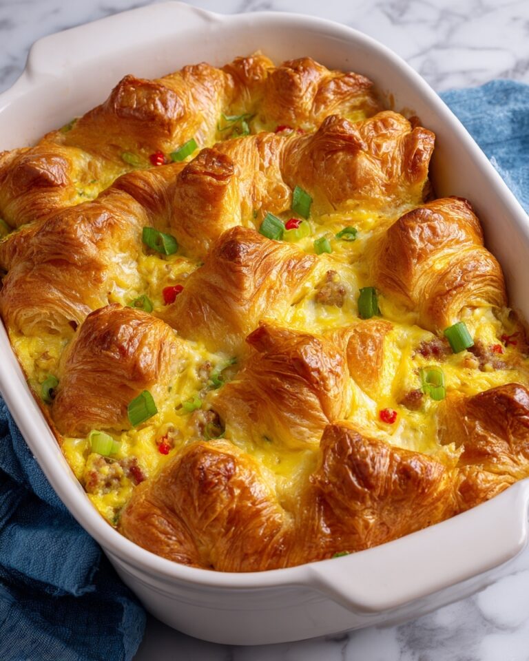 Croissant Breakfast Casserole Recipe