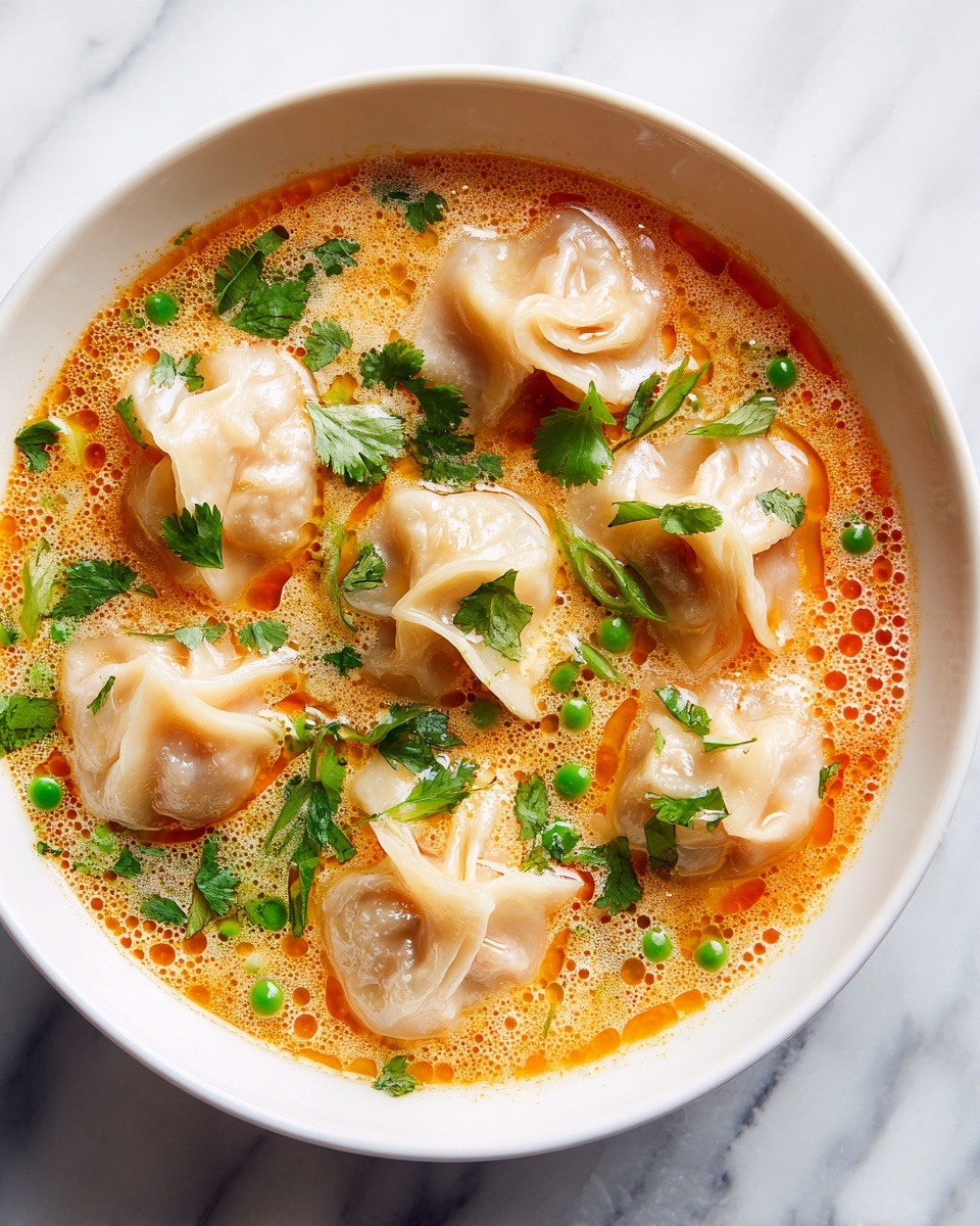 Thai Red Curry Dumpling Soup Recipe - Recipe Image