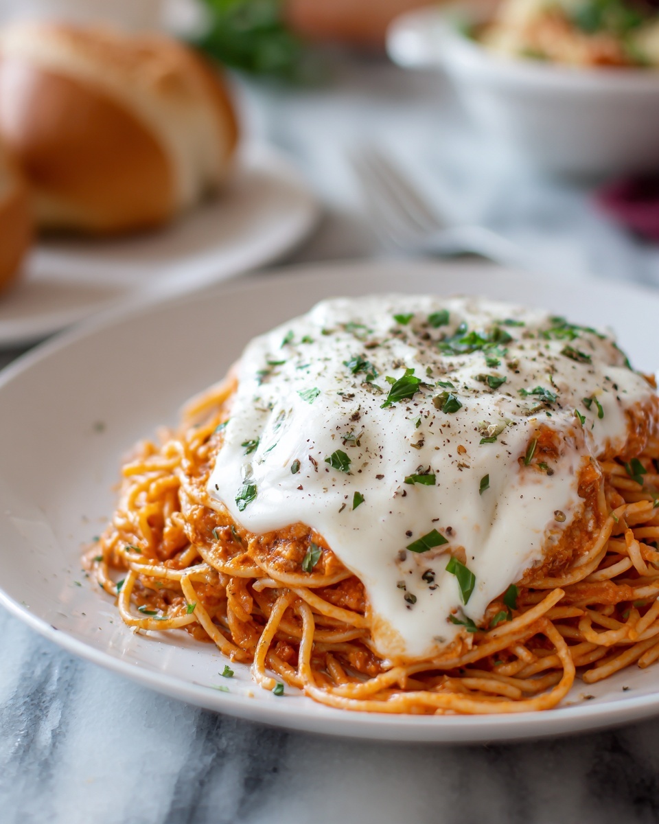 Million Dollar Spaghetti Alfredo Recipe - Recipe Image