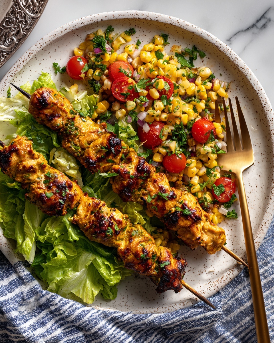 Air Fryer Old Bay Chicken Skewers Recipe - Recipe Image