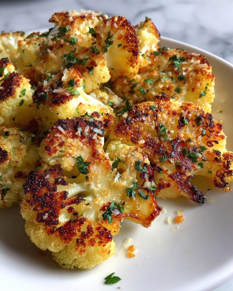 Parmesan Cauliflower Bites Recipe