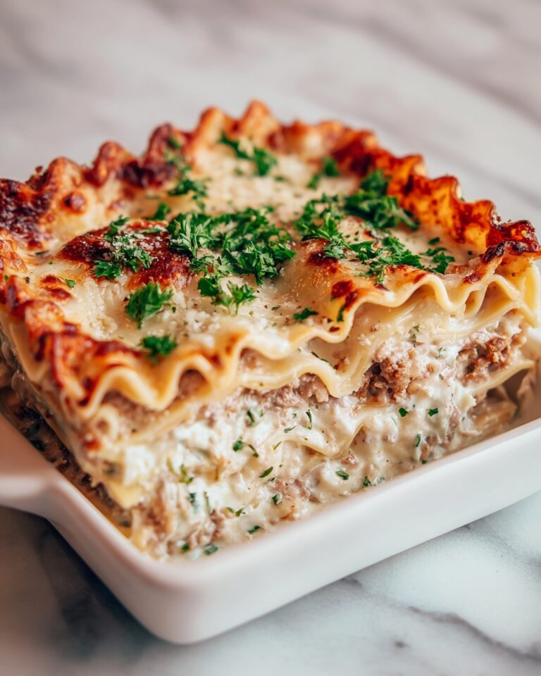 Creamy Chicken Alfredo Lasagna Rolls Recipe