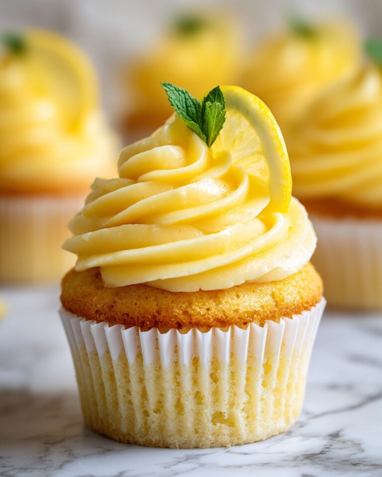 Cheesecake Stuffed Lemon Cupcakes with Lemon Frosting Recipe