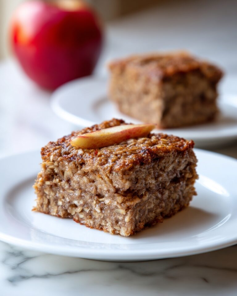 Healthy Breakfast Oatmeal Apple Cake Recipe