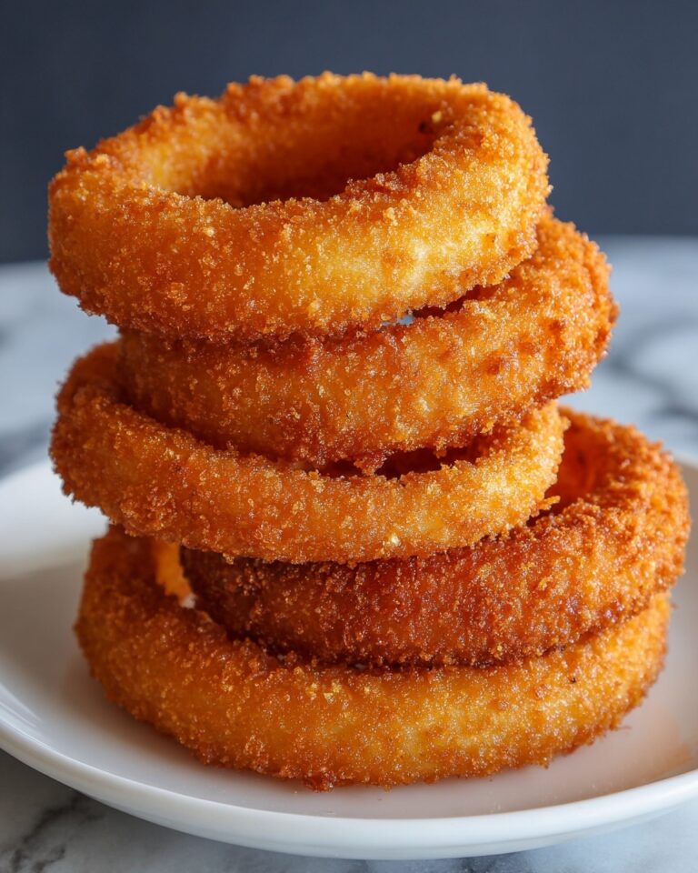 Mighty and Crispy Fried Onion Rings Recipe