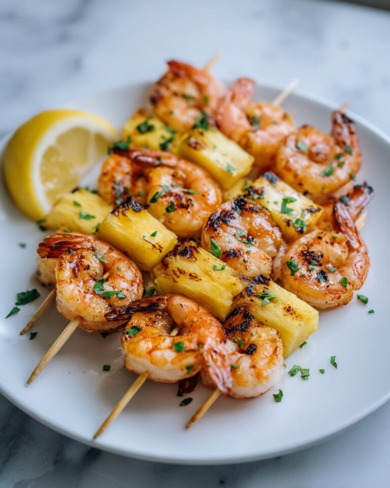 Grilled Shrimp Pineapple Skewers Recipe