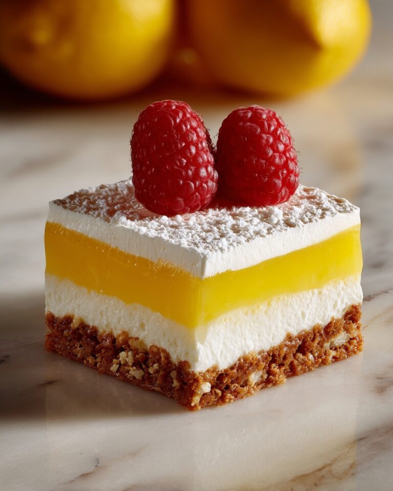 Zesty Lemon Cream Dream Bars Recipe