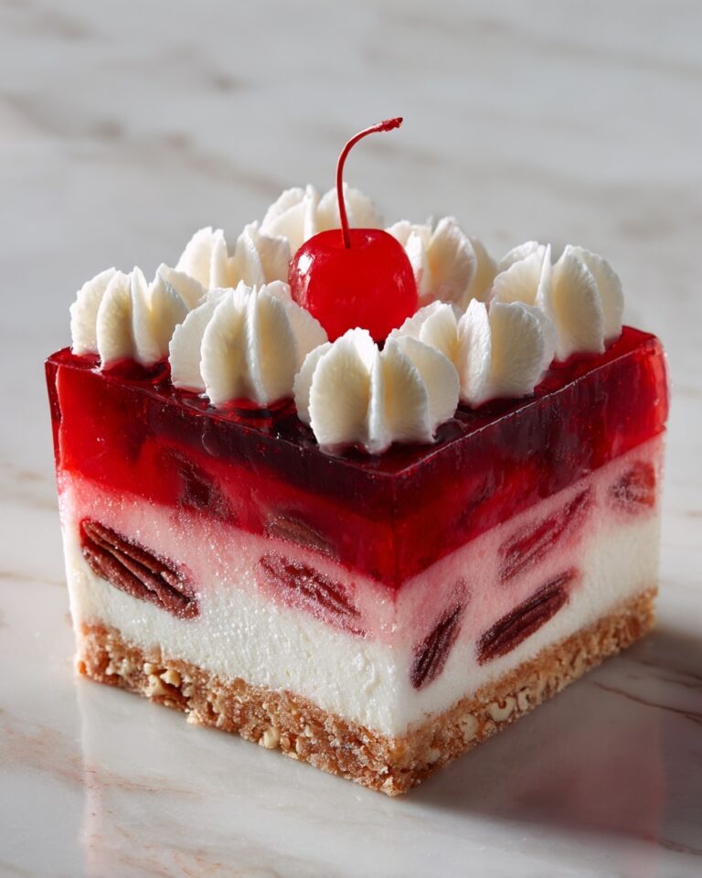 No-Bake Cherry Cheesecake Bars Recipe