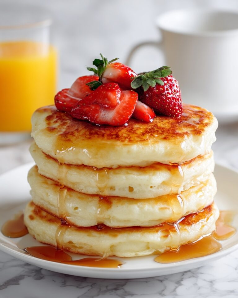 Strawberry Vanilla Pancakes Recipe