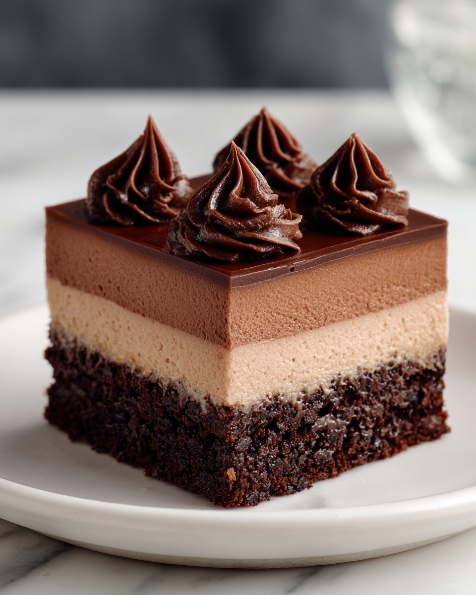 Chocolate Mousse Brownies Recipe - Recipe Image