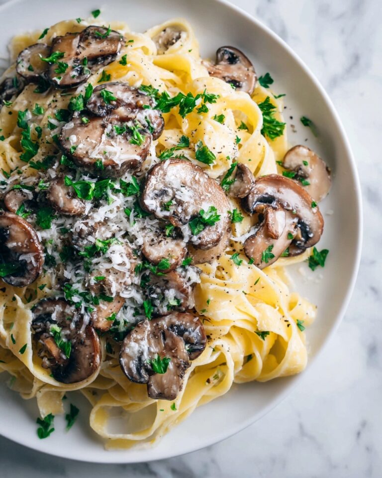 Garlic Mushroom Pasta Recipe